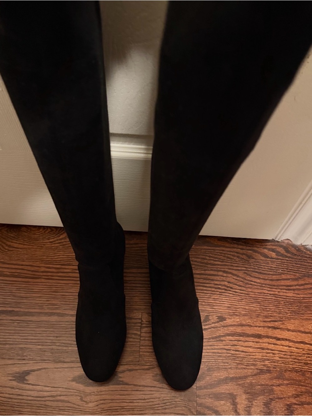 Aldo Black Over-the-Knee Suede Boots